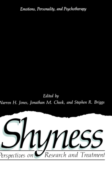Shyness : Perspectives on Research and Treatment, Hardback Book