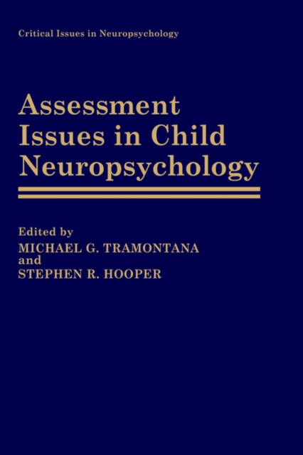 Assessment Issues in Child Neuropsychology, Hardback Book