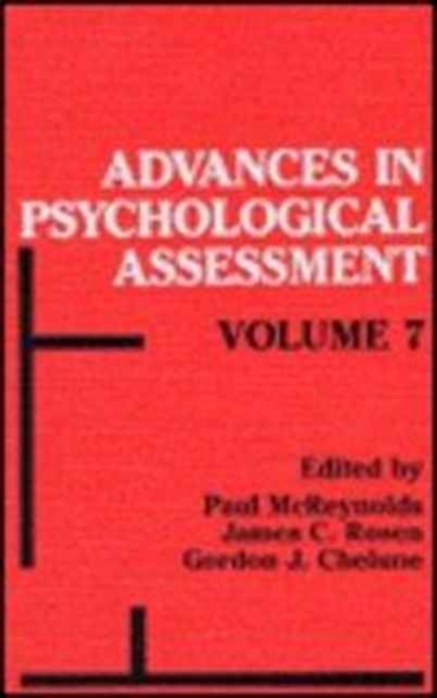 Advances in Psychological Assessment : Volume 7, Hardback Book
