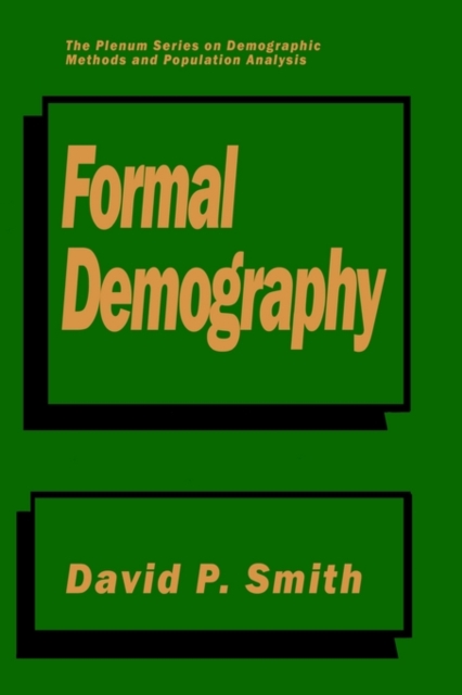 Formal Demography, Hardback Book