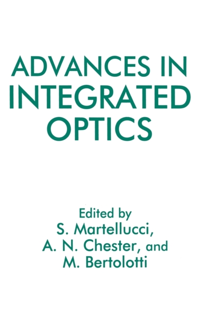 Advances in Integrated Optics, Hardback Book