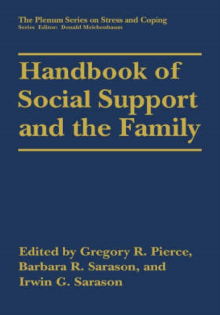 Handbook of Social Support and the Family, Hardback Book