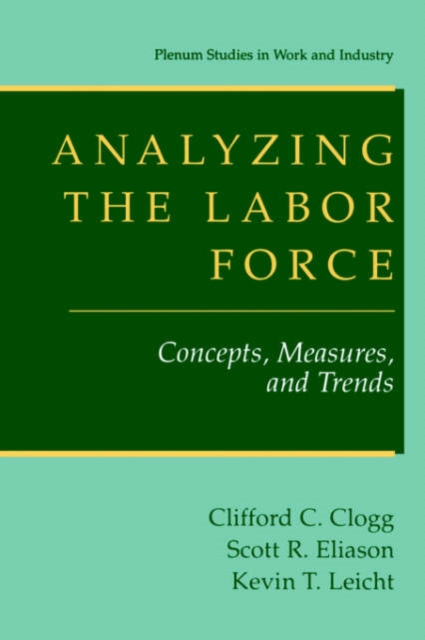 Analyzing the Labor Force : Concepts, Measures, and Trends, Paperback / softback Book