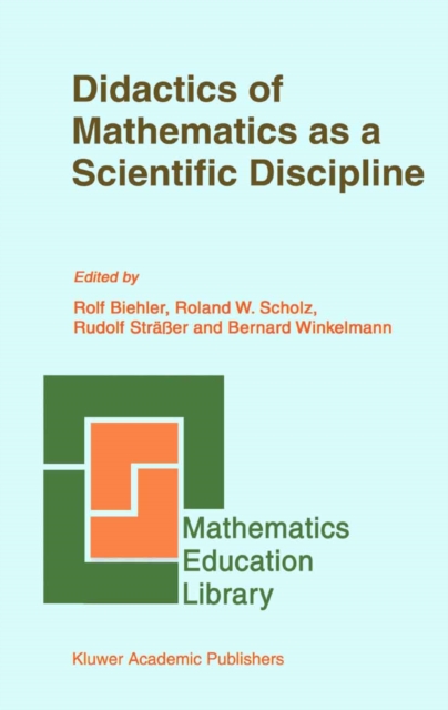 Didactics of Mathematics as a Scientific Discipline, PDF eBook