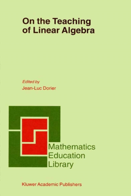 On the Teaching of Linear Algebra, PDF eBook