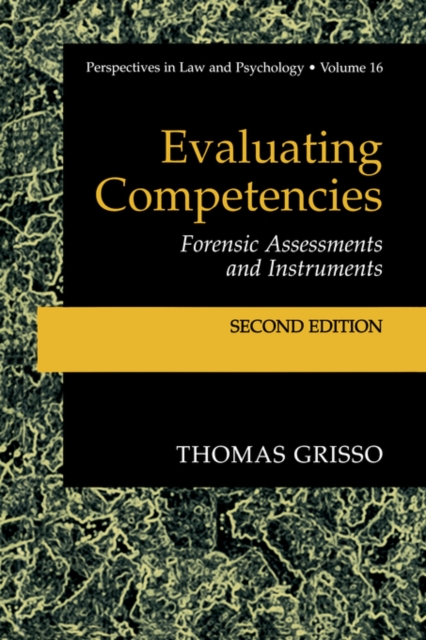 Evaluating Competencies : Forensic Assessments and Instruments, Paperback / softback Book