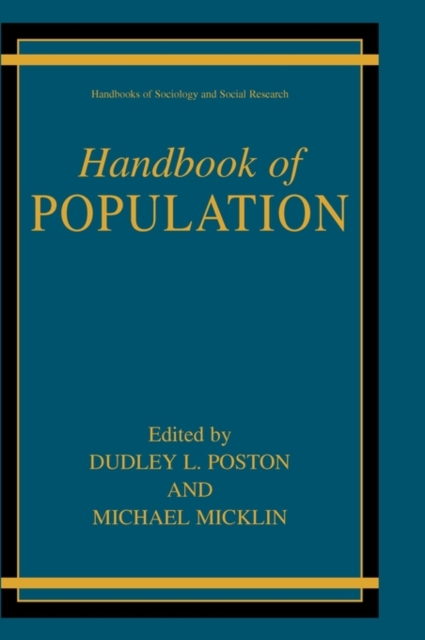 Handbook of Population, Hardback Book