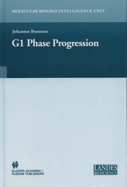 Regulation of G1 Phase Progression, Hardback Book