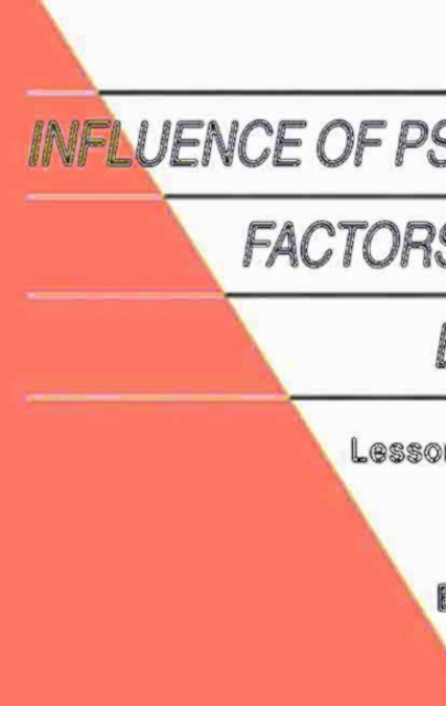 Influence of Psychological Factors on Product Development : Lessons from Aerospace and other Industries, PDF eBook