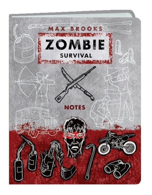 Zombie Survival Notes Mini Journal, Hardback Book