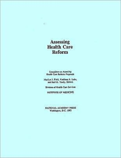 Assessing Health Care Reform, Paperback / softback Book