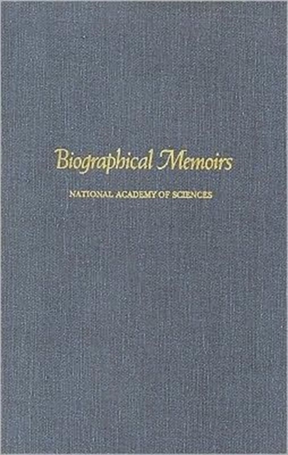 Biographical Memoirs, Paperback Book