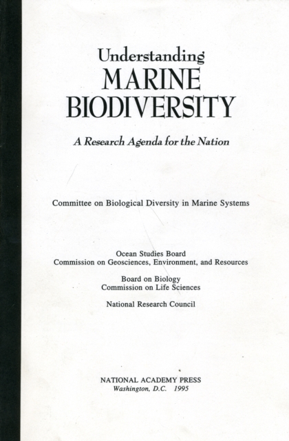Understanding Marine Biodiversity, Paperback / softback Book