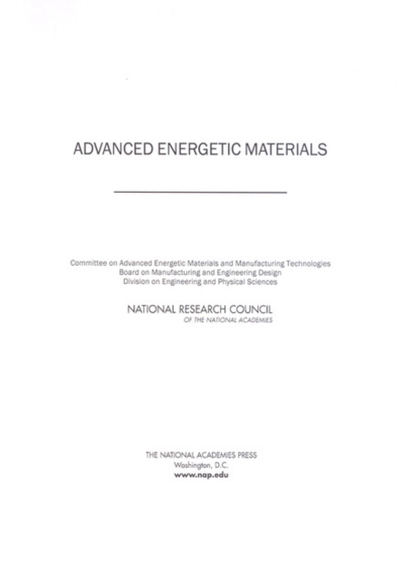 Advanced Energetic Materials, EPUB eBook