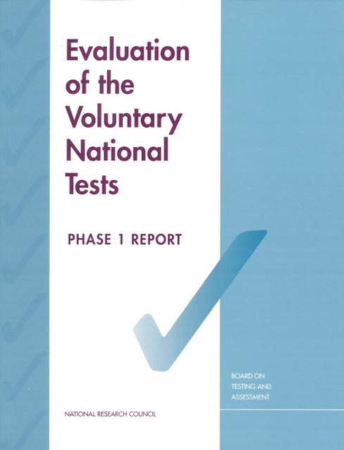 Evaluation of the Voluntary National Tests : Phase 1, EPUB eBook