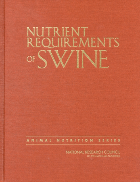 Nutrient Requirements of Swine, Hardback Book