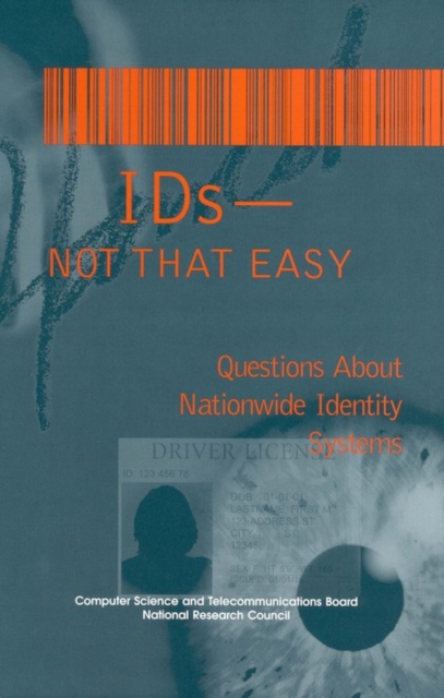 IDs -- Not That Easy : Questions About Nationwide Identity Systems, PDF eBook