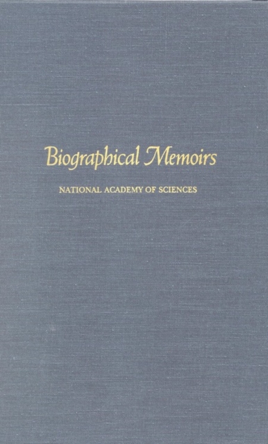 Biographical Memoirs : Volume 68, PDF eBook