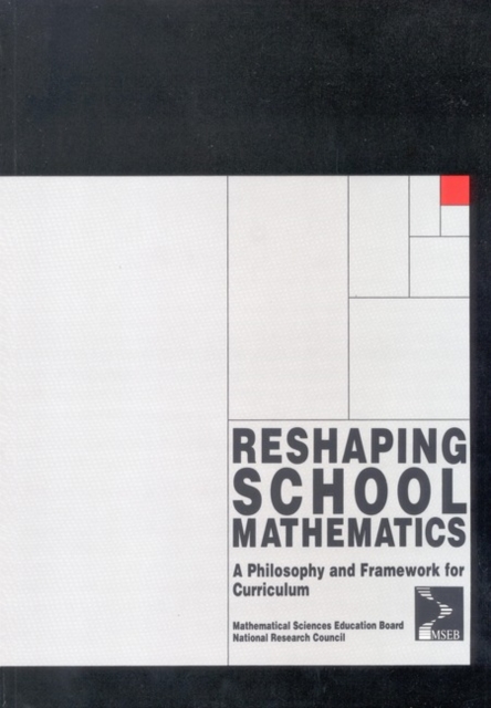 Reshaping School Mathematics : A Philosophy and Framework for Curriculum, PDF eBook