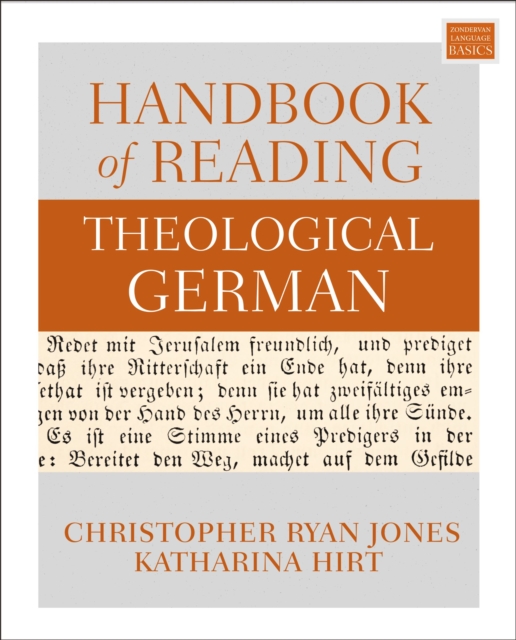 Handbook of Reading Theological German, Paperback / softback Book