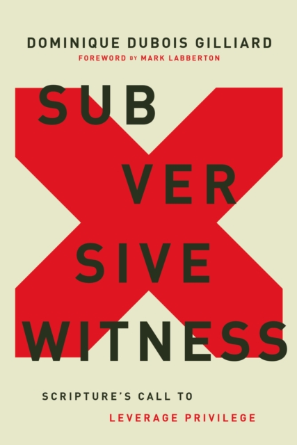 Subversive Witness : Scripture's Call to Leverage Privilege, Hardback Book