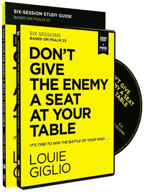 Don't Give the Enemy a Seat at Your Table Study Guide with DVD : It's Time to Win the Battle of Your Mind, Paperback / softback Book