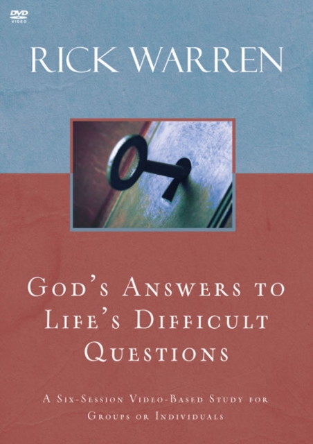 God's Answers to Life's Difficult Questions Video Study, DVD video Book