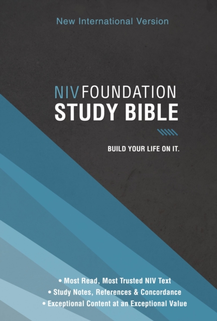 NIV, Foundation Study Bible, Hardcover, Red Letter Edition, Hardback Book