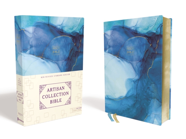 NRSV, Artisan Collection Bible, Cloth over Board, Blue, Art Gilded Edges, Comfort Print, Hardback Book