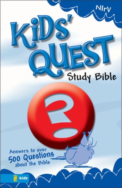 NIrV Kid's Quest Study Bible : Real Questions, Real Answers, Hardback Book