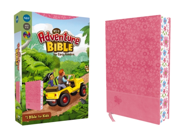 NIrV, Adventure Bible for Early Readers, Leathersoft, Pink, Full Color, Leather / fine binding Book