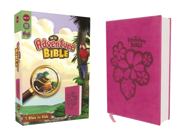 NKJV, Adventure Bible, Leathersoft, Pink, Full Color, Leather / fine binding Book