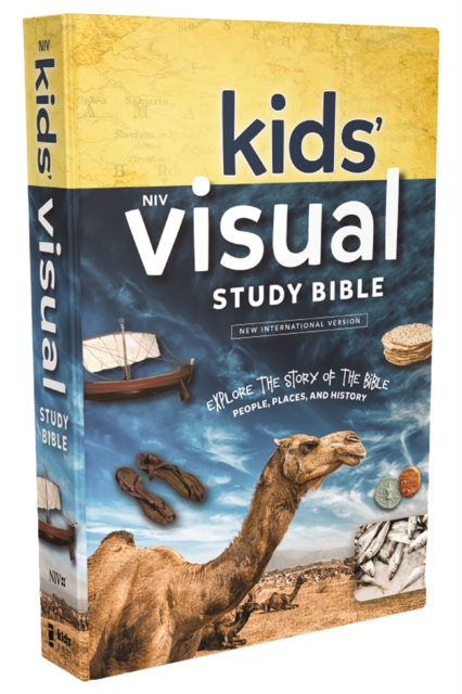 NIV Kids' Visual Study Bible, Imitation Leather, Teal, Full Color Interior : Explore the Story of the Bible---People, Places, and History, Hardback Book