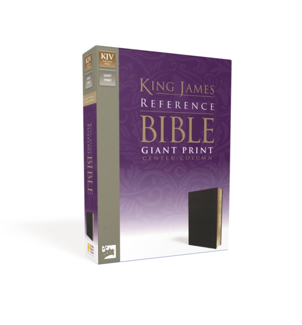 KJV, Reference Bible, Giant Print, Imitation Leather, Black, Red Letter Edition, Leather / fine binding Book