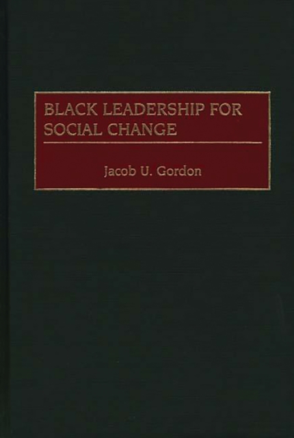 Black Leadership for Social Change, PDF eBook