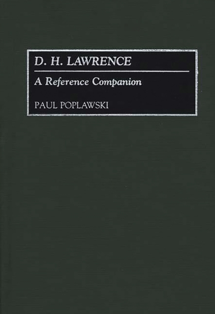 D. H. Lawrence : A Reference Companion, PDF eBook