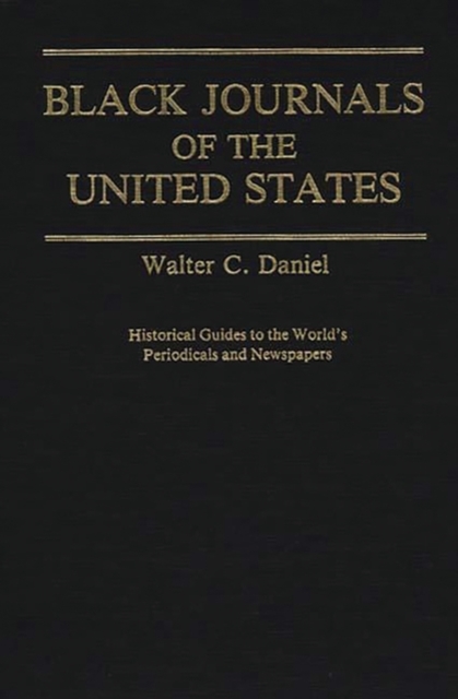 Black Journals of the United States, Hardback Book