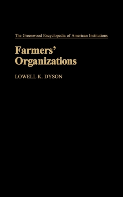 Farmers' Organizations, Hardback Book
