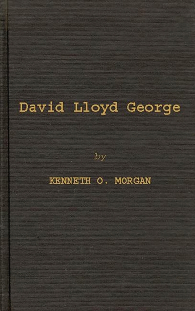 David Lloyd George, Hardback Book