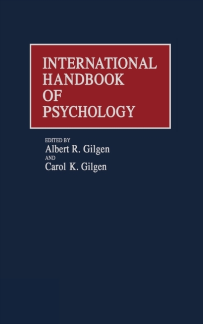 International Handbook of Psychology, Hardback Book