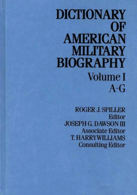 Dict Amer Military Biog V1, Hardback Book