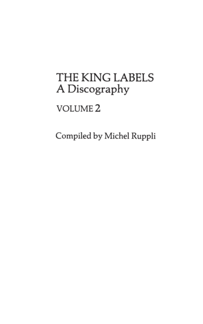 King Labels V2, Hardback Book