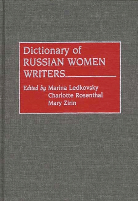 Dictionary of Russian Women Writers, Hardback Book