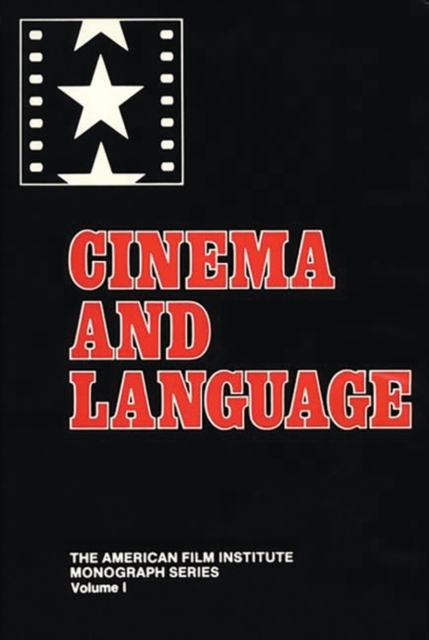 Cinema and Language, Hardback Book