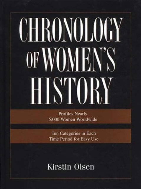 Chronology of Women's History, Hardback Book
