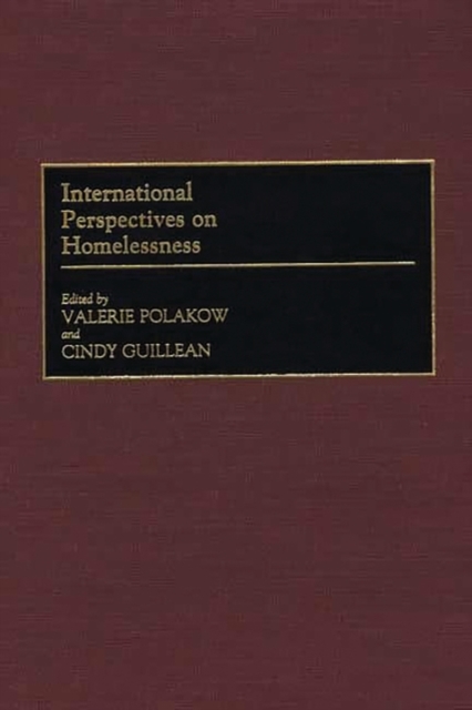 International Perspectives on Homelessness, Hardback Book