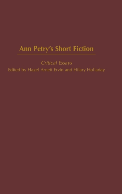 Ann Petry's Short Fiction : Critical Essays, Hardback Book