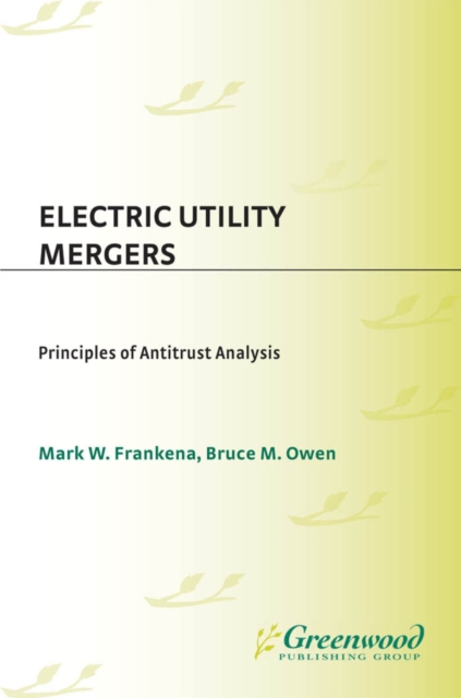 Electric Utility Mergers : Principles of Antitrust Analysis, PDF eBook