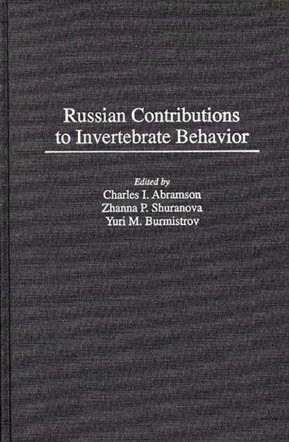 Russian Contributions to Invertebrate Behavior, PDF eBook