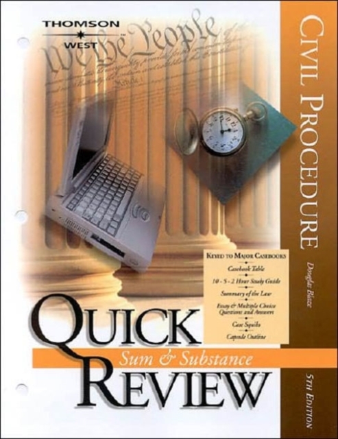 Sum and Substance Quick Review on Civil Procedure, Paperback Book